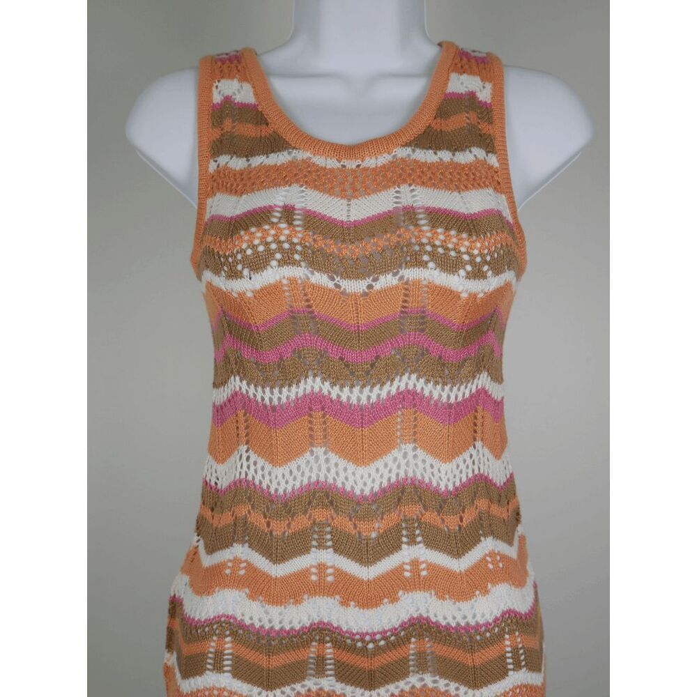 ULTRA FLIRT Juniors' Striped Crochet Dress Size S - Picture 3 of 11